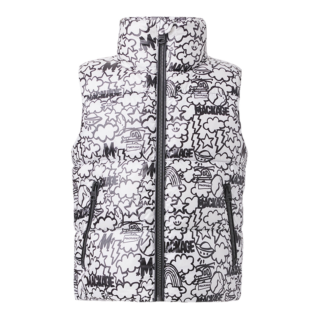 Leopard print 2025 puffer vest