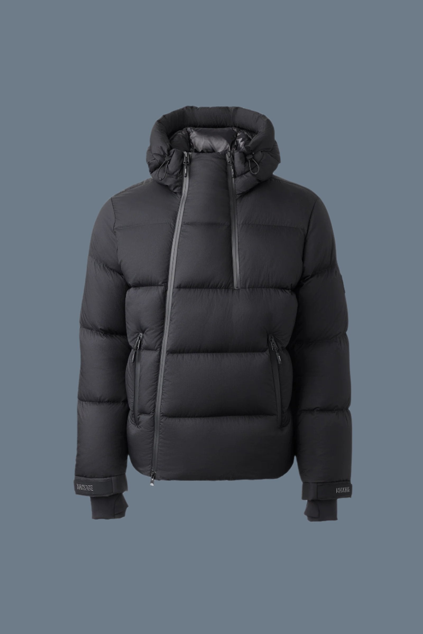 Asymmetrical down puffer coat online